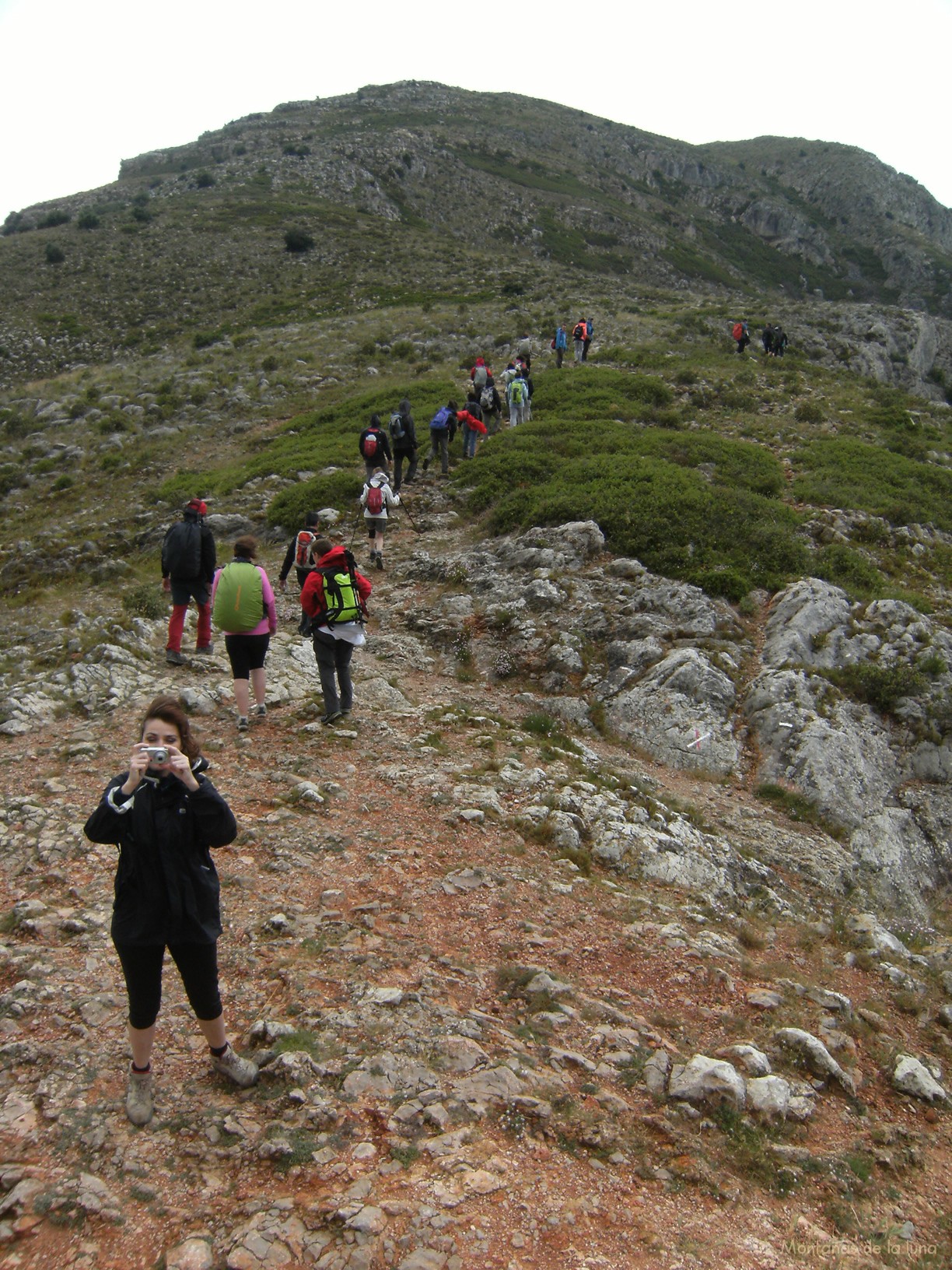 Camino del Puig Rodó, delante Irene